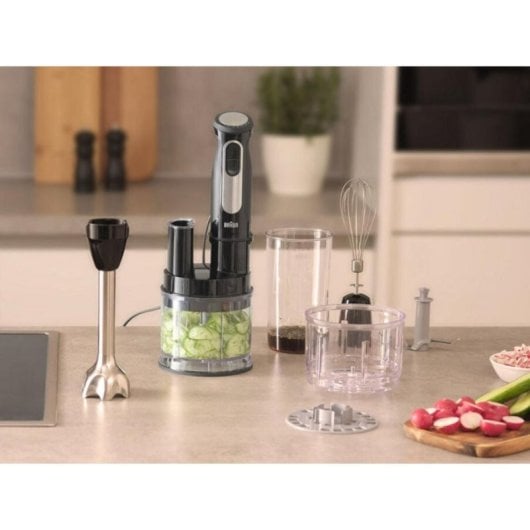 Batidora de inmersión Braun MultiQuick 5 Pro MQ55755M 1000W 25 velocidades negra
