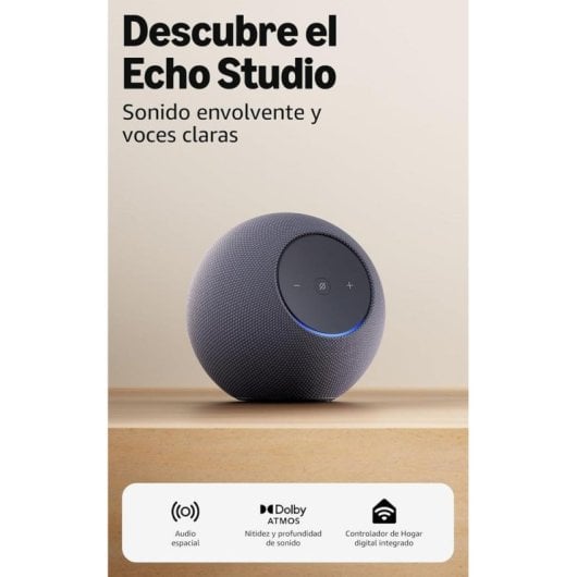 Altavoz inteligente Amazon Echo Studio (2025) con Alexa, Dolby Atmos y control de voz, grafito