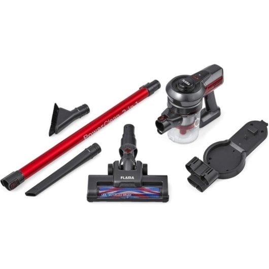 Aspiradora sin cable Quo Cyclone 22.2V 120W Filtro HEPA Autonomía 35 min LED