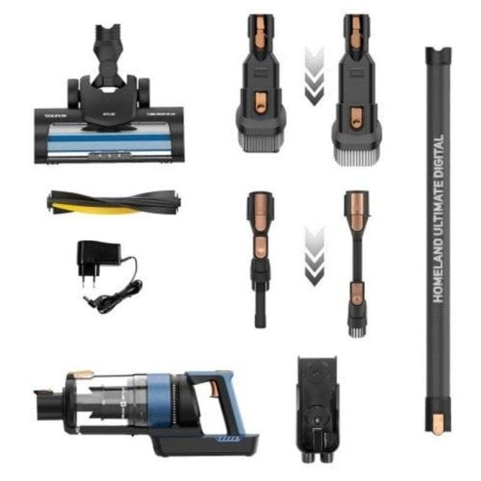 Aspirador sem Fio Taurus HVCA7300B 415W 55min Filtro HEPA Depósito 0,6L