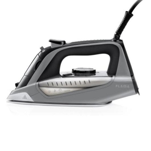 Plancha de vapor QUO 3000W Cerámica Glide gris autolimpieza vapor vertical 0.38L