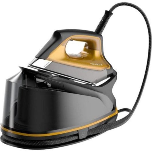 Centro de planchado Rowenta DG7644 2200W Microsteam 400HD Láser 6,4bar 325g/min Negro/Dorado