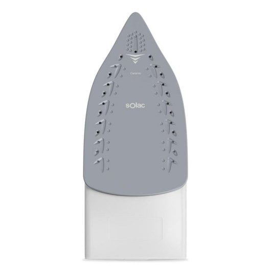 Bügeleisen Solac Optima Start 2200 Keramiksohle 2200W Dampstoß 100g/min Weiß Grau