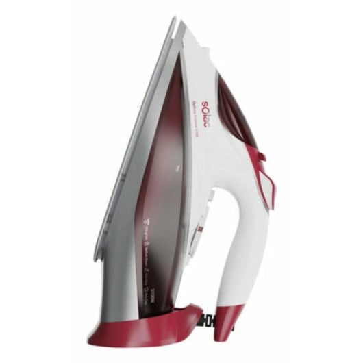 Ferro a vapor Solac Optima Relieve 3100 Cerâmica 3100W Golpe de vapor 220g Vermelho/Branco