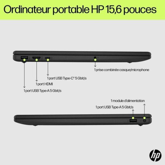 Ordinateur portable HP 15-fd1014nf 15.6" Intel Core Ultra 5 32GB 1TB SSD Intel Arc Windows 11