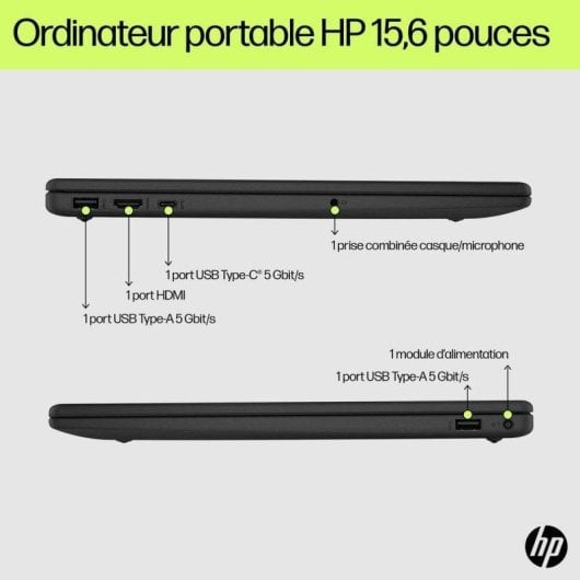 Ordinateur portable HP 15-fd1015nf 15,6'' Intel Core Ultra 7 32Go 1To SSD Intel Arc Windows 11