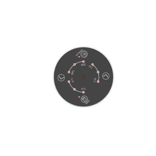 Termo eléctrico Corbero 100L 1800W horizontal/vertical acero inoxidable protección antiquemado
