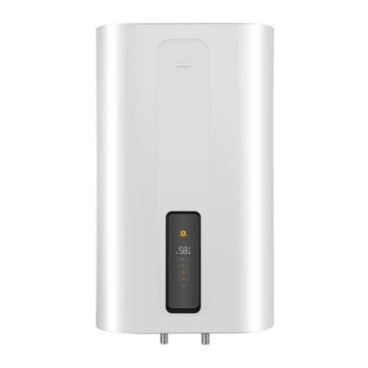 Termo elétrico 50L 1500W instalação vertical e horizontal aço inoxidável branco