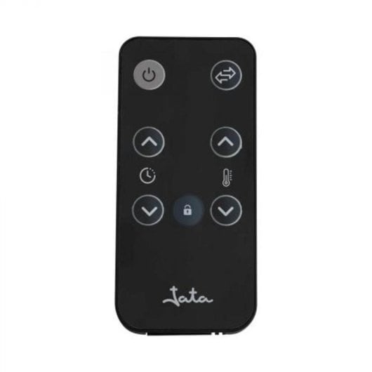 Estufa eléctrica Smart Life 2000W Negro con control remoto y pantalla digital