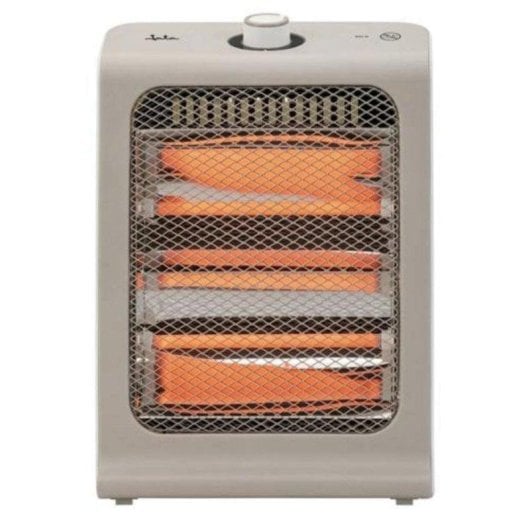 Chauffage Quartz Jata BB 800W Léger Double Sécurité Blanc