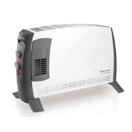 Konvektorheizung QUO Modell 2000W Weiss Turbo-Traggriff Thermostat 20m2