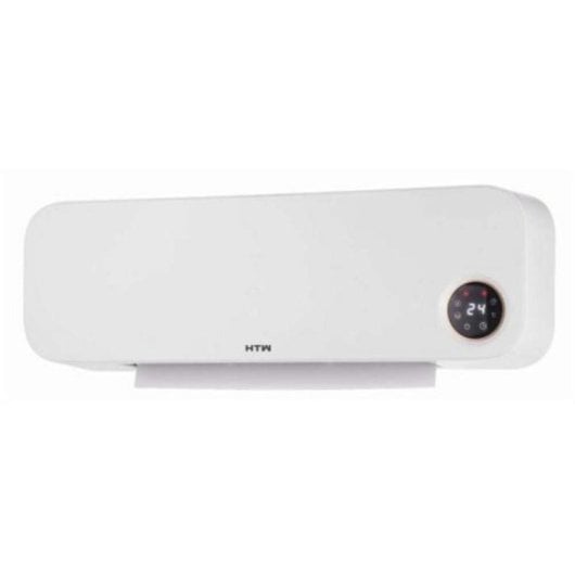 Radiateur soufflant céramique Split Blanc 2000W Télécommande Affichage digital