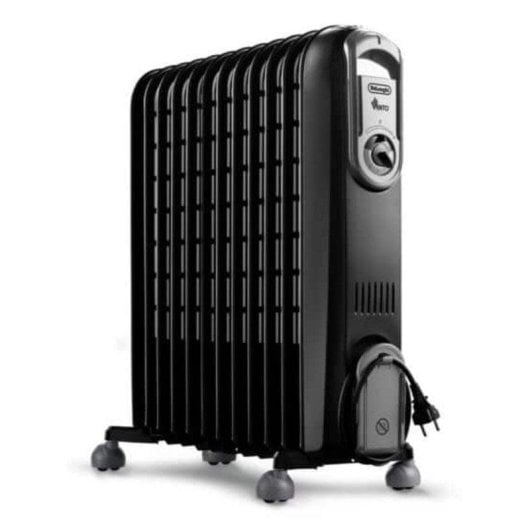 Radiador a Óleo DeLonghi V551225.BG 2500W 12 Elementos Temporizador ECO