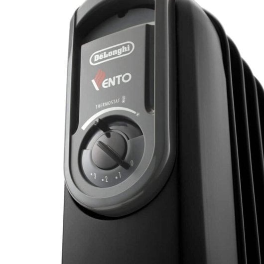 Radiador Eléctrico De'Longhi V551225.BG 2500W 75m³ Control Mecánico Temporizador ECO