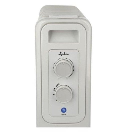 Radiatore a Olio Jata 2000W 9 Elementi con Termostato e Ruote