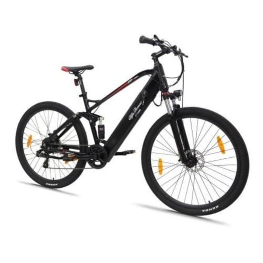 Patinete eléctrico 250W Autonomía 120 km Ruedas 29" Frenos disco Doble suspensión Negro
