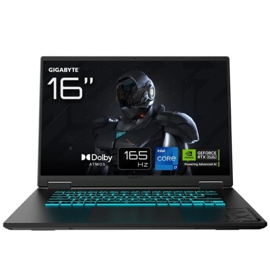 Portatile GIGABYTE GAMING A16 16" Intel Core i7-13620H 16GB 1TB SSD RTX 5050 FreeDOS Dolby Atmos