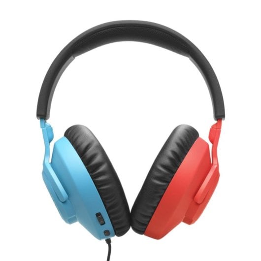 Casque JBL Quantum 100N filaire Jack 3.5 mm gaming micro détachable bleu rouge