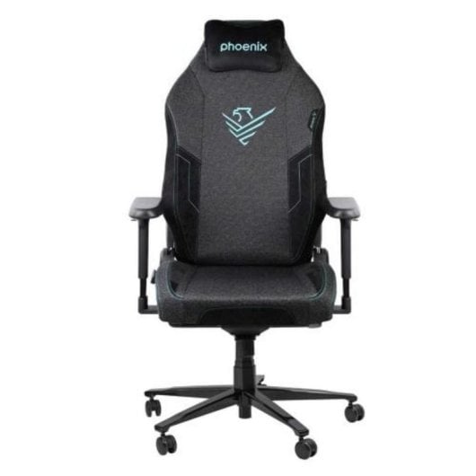 Silla Gaming QUO Pro Negro Ergonómica 4D Tela Terciopelo Reclinable 150kg