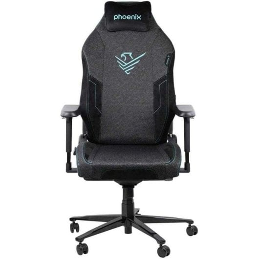 Silla Gaming Phoenix Monarch Negro Ergonómica 4D Tela Terciopelo Reclinable 150kg