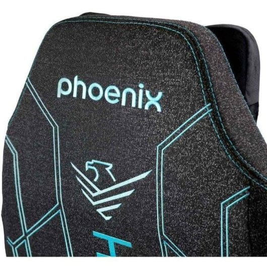 Silla Gaming Phoenix Monarch Negro Ergonómica 4D Tela Terciopelo Reclinable 150kg