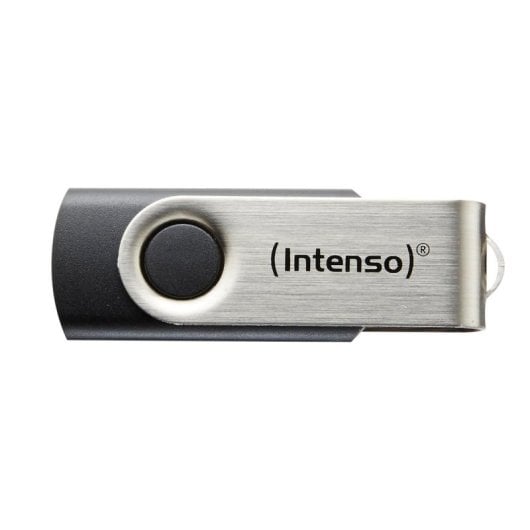 Pendrive Intenso Basic Line 16GB USB 2.0 Giratorio Negro y Plata