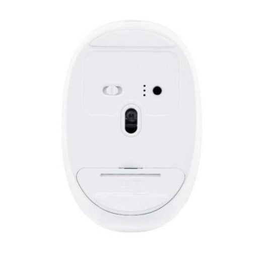 Maus Bluetooth Wireless 1600 DPI Weiß Geräuschlos Wiederaufladbar 4 Tasten