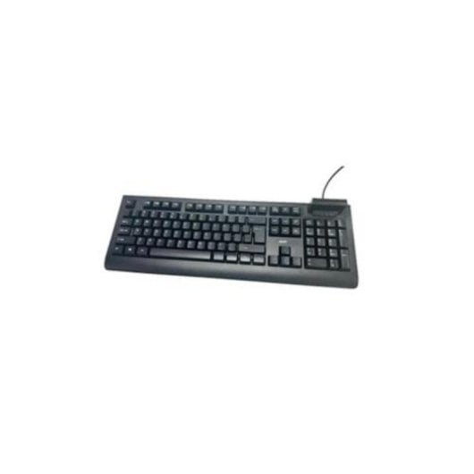 Teclado mecanico layout Espanol USB lector tarjetas SCARD 104 teclas multimedia