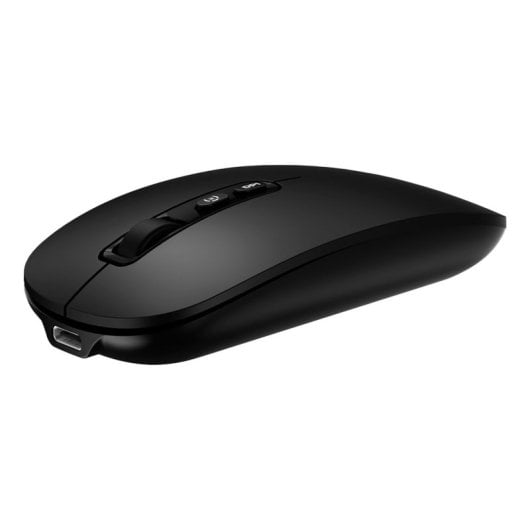 CoolBox W02 IA Souris Sans Fil RF Bluetooth 1600DPI Noir Copilot Silencieuse Rechargeable