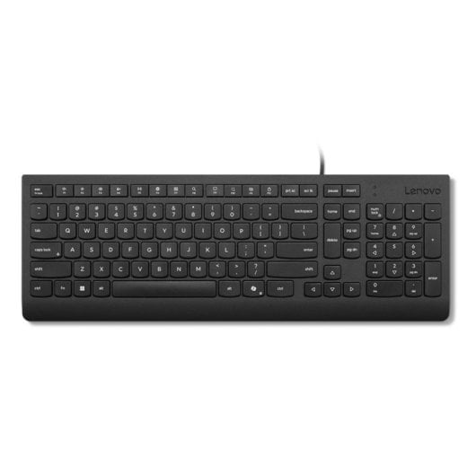 Clavier Lenovo Essential compact à membrane résistant aux éclaboussures USB Espagnol