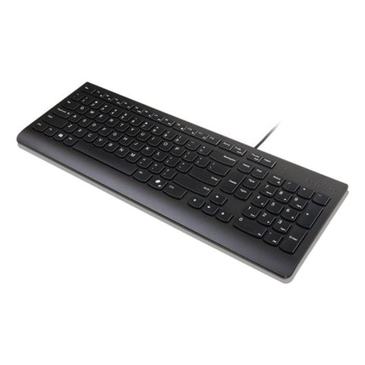 Clavier Lenovo Essential compact à membrane résistant aux éclaboussures USB Espagnol