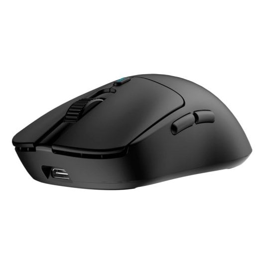 Ratón CoolBox W03 Inalámbrico RF BT USB-C 10000DPI Negro Ultraligero 7 Botones