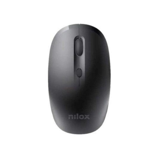 Mouse Nilox Nano Ricevitore Wireless 4000 DPI Nero 4 Pulsanti Compatto