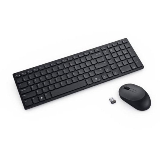 Tastiera Dell KM555 membrana Bluetooth compatta con mouse ambidestro nero