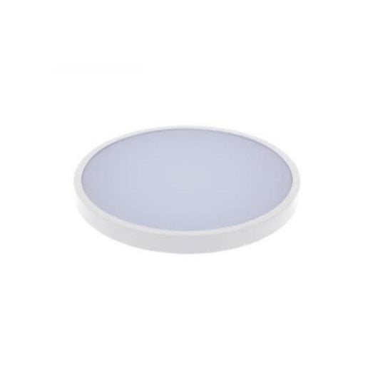Plafon LED Superficial Redondo 24W Regulável Branco 34 cm Alta Eficiência CCT
