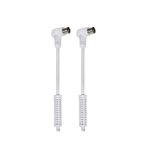 Conector de Antena TV DCU Advance Tecnologic 391101 90ºM-90ºH 3m Branco PVC com Filtros