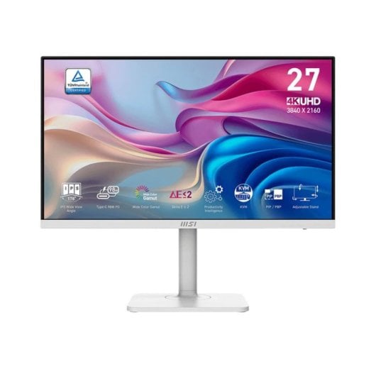 Monitor MSI Modern MD272UPHW 27" UltraHD 4K 60Hz IPS Altifalantes USB-C