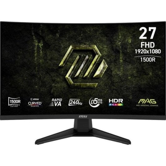 Monitor MSI MAG 275CFX 27" FullHD 240Hz Rapid VA Curvo 0,5ms HDR