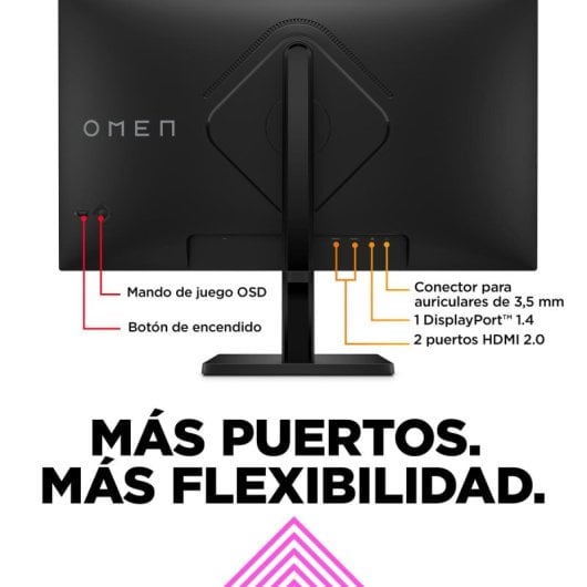 Monitor HP OMEN 27 FHD 165Hz IPS 1ms HDR400 FreeSync Premium ergonomique