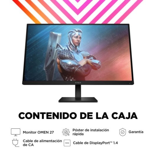 Monitor HP OMEN 27 FHD 165Hz IPS 1ms HDR400 FreeSync Premium ergonomique