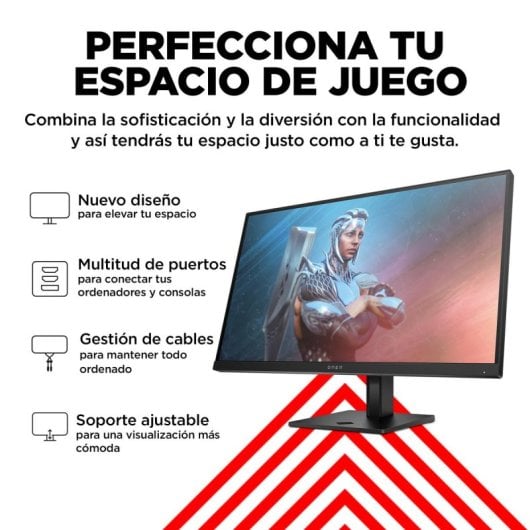 Monitor HP OMEN 27 FHD 165Hz IPS 1ms HDR400 FreeSync Premium ergonomique