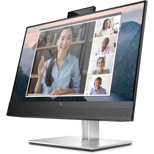 Monitor HP E24mv G4 23,8" FullHD 60Hz IPS Webcam 5MP Altoparlanti Microfono USB HDMI DP Ergonomico