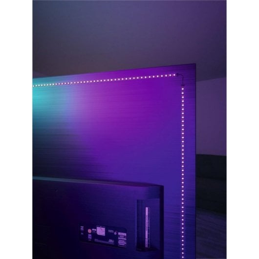 Bande LED Paulmann 78880 Noir 2 m USB RGB pour TV intérieur IP20