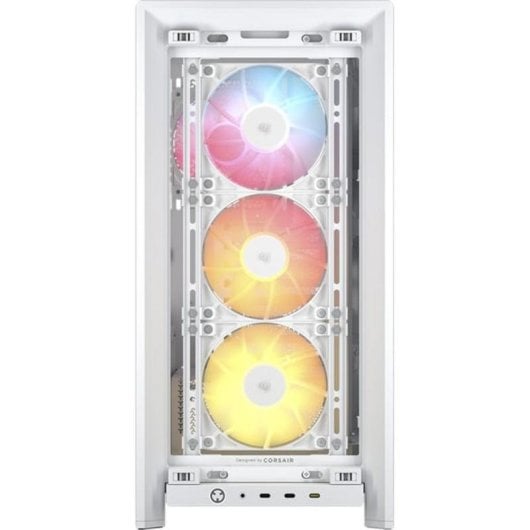 Corsair FRAME 4000D LCD RS ARGB Torre E-ATX com LCD Tátil 14,5" e 4 Ventoinhas ARGB Branca