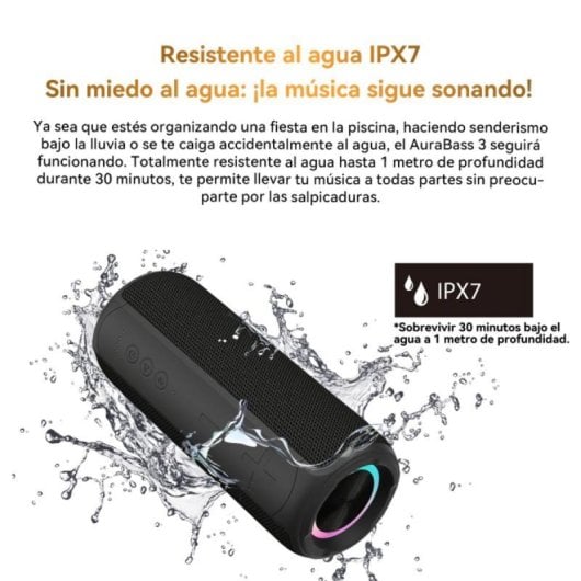 Altavoces Blackview Portátiles Bluetooth 20 W impermeables con batería 3600 mAh y TWS