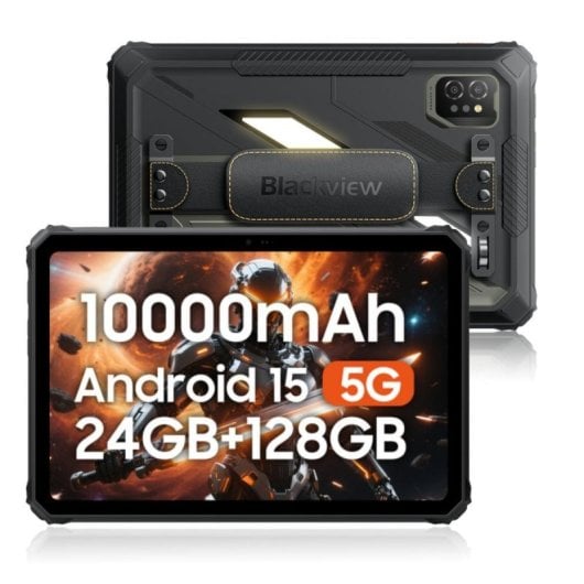 Tablet Blackview Active 7 11" 128GB 4G 10000mAh Android 15 Vision Nocturne Noir