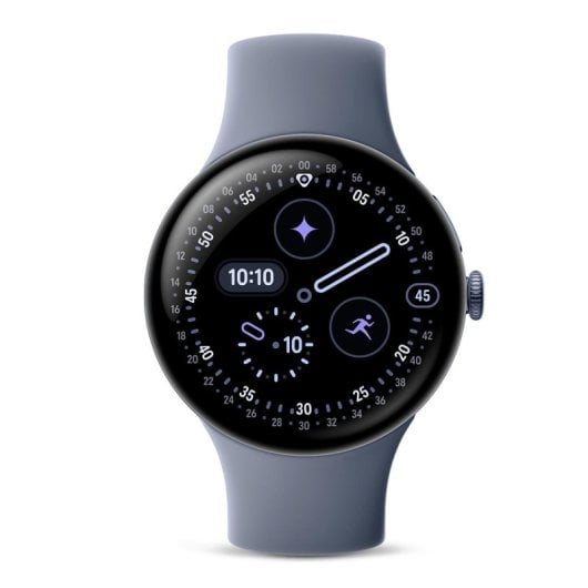Google Pixel Watch 4 Bluetooth NFC 41mm AMOLED LTPO Noir Taille Unique IP68 SpO2 Pulsomètre