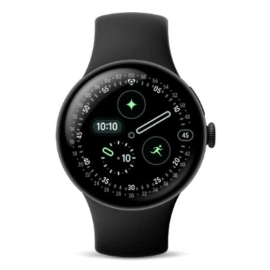 Google Pixel Watch 4 WiFi NFC GPS 41mm AMOLED Noir S/L Étanche 5ATM SpO2 Pulsomètre