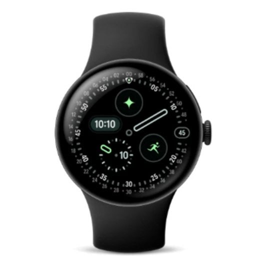 Google Pixel Watch 4 Bluetooth GPS NFC 41 mm AMOLED Noir Obsidian S/L Étanche 5 ATM SpO2