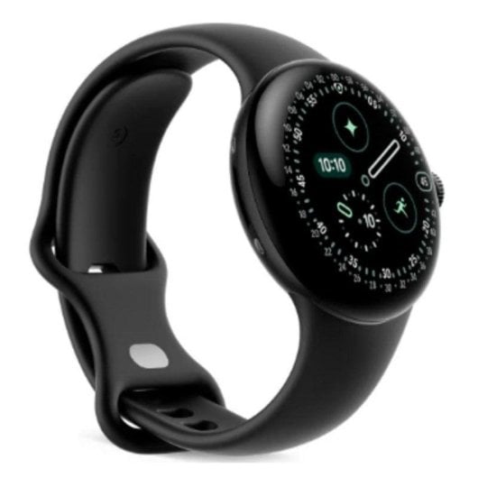 Google Pixel Watch 4 WiFi NFC GPS 41mm AMOLED Noir S/L Étanche 5ATM SpO2 Pulsomètre